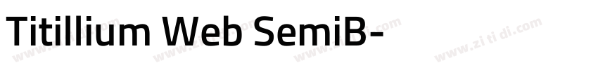 Titillium Web SemiB字体转换
